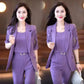 Women's Three-Piece Suit with Harem Pants