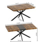 Retro Rectangular Stretch Dining Table