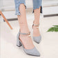 Versatile Women's Heels and Flats with Rhinestones