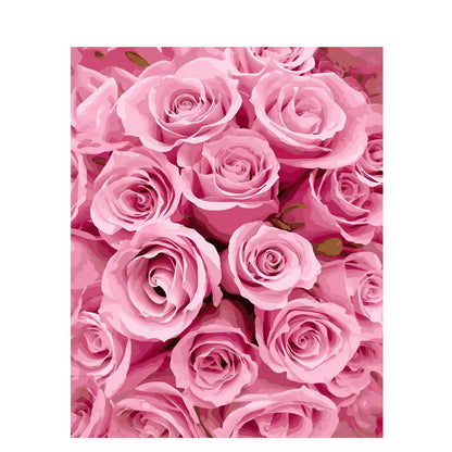 DIY Digital Oil Painting, Roses