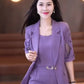 Women's Three-Piece Suit with Harem Pants
