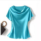 Silk Short-Sleeve Top