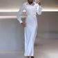 Mercerizing Polo Collar Dress